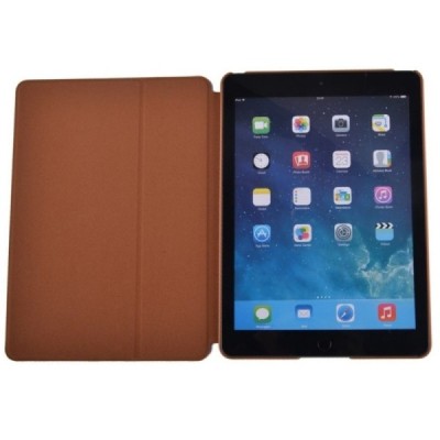 Greznais „Devia“ sērijas ādas atvērams brūns Apple iPad Pro 9.7" futrālis / Vacins.lv