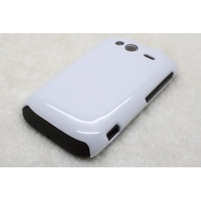 HTC Wildfire S plastmasas balts futrālis / Vacins.lv