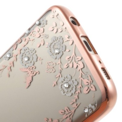 Samsung Galaxy S7 (G930) „Nature“ cieta silikona (TPU) dzidrs apvalks - rozs / vacins.lv