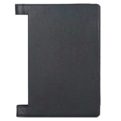 Lenovo Yoga Tab 3 8-50 atverčiamas juodas odinis dėklas (sulankstomas) / Priedai.lt
