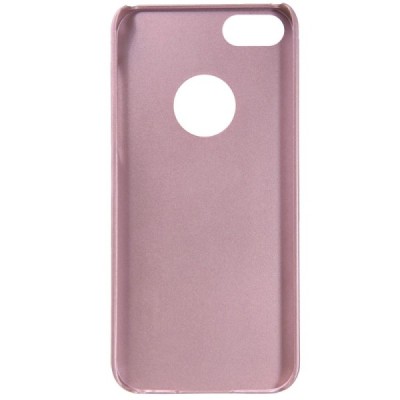 Apple iPhone 5S Nillkin Frosted Shield rozs plastmasas futrālis + ekrāna aizsargplēve / Vacins.lv