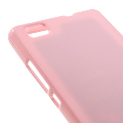 Huawei P8 Lite Mercury gaiši rozs cieta silikona (TPU) futrālis / Vacins.lv