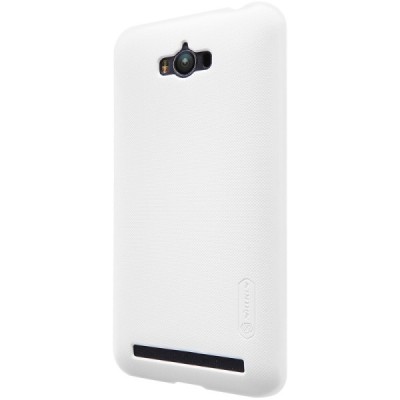 Asus Zenfone Max (ZC550KL) Nillkin Frosted Shield balts plastmasas apvalks + ekrāna aizsargplēve / Vacins.lv