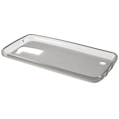 LG K8 (K350N) cieta silikona (TPU) dzidrs (pelēks) un matēts apvalks / Vacins.lv