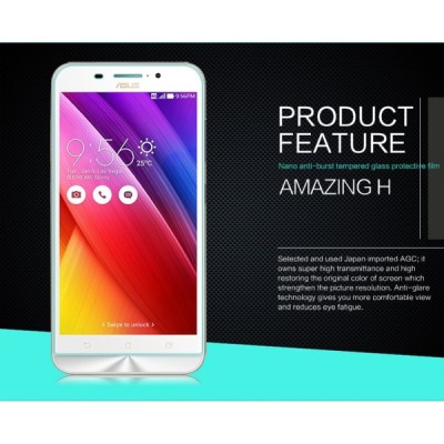 Asus Zenfone Max ZC550KL „Nillkin“ 9H Tempered Glass ekrāna aizsargstikls / Vacins.lv