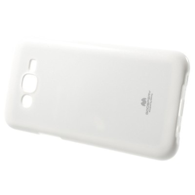 Samsung Galaxy J7 (J700) Mercury balts cieta silikona (TPU) apvalks / vacins.lv