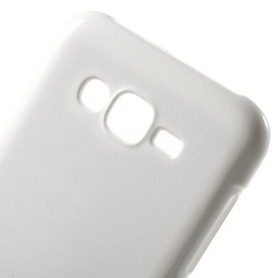 Samsung Galaxy J7 (J700) Mercury balts cieta silikona (TPU) apvalks / vacins.lv