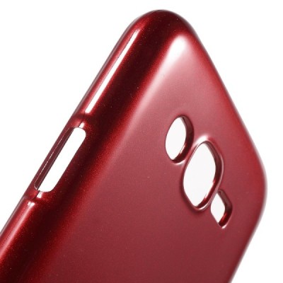 Samsung Galaxy J7 (J700) Mercury raudonas kieto silikono tpu dėklas - nugarėlė / Priedai.lt