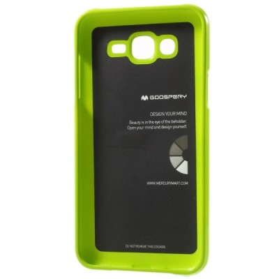 Samsung Galaxy J7 (J700) Mercury zaļš cieta silikona (TPU) apvalks / Vacins.lv