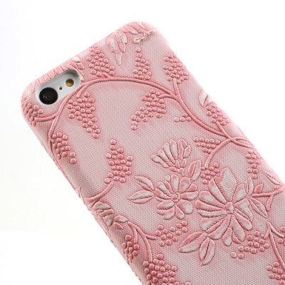 Rozs „Ziedi“ plastmasas Apple iPhone 5C apvalks / vacins.lv
