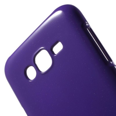 Samsung Galaxy J7 (J700) Mercury violetinis kieto silikono tpu dėklas - nugarėlė / Priedai.lt