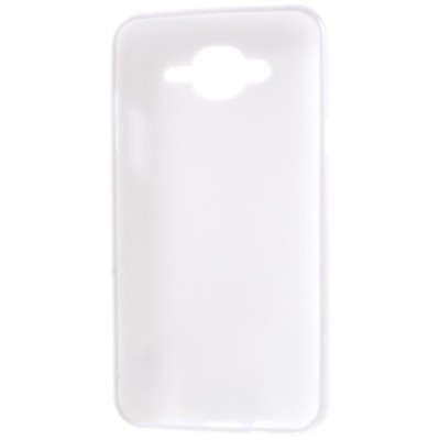 Samsung Galaxy J7 (J700) kieto silikono TPU baltas dėklas - nugarėlė / Priedai.lt