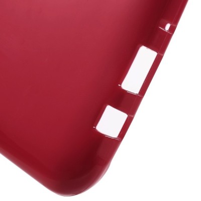 Samsung Galaxy J7 (J700) cieta silikona (TPU) sarkans apvalks / vacins.lv