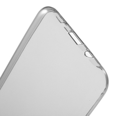 Samsung Galaxy J7 (J700) dzidrs (caurspīdīgs) cieta silikona TPU pasaulē planākais pelēks apvalks / Vacins.lv