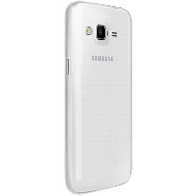 Samsung Galaxy J7 (J700) dzidrs (caurspīdīgs) cieta silikona TPU pasaulē planākais apvalks / Vacins.lv