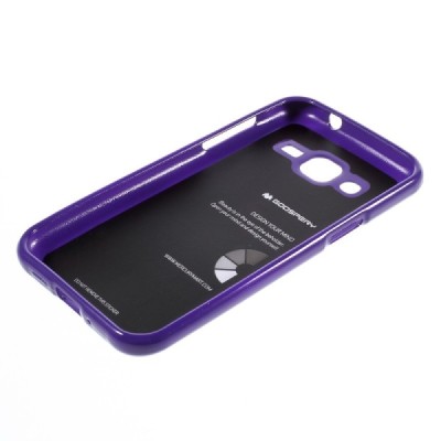 Samsung Galaxy J2 (J200) Mercury violetinis kieto silikono tpu dėklas - nugarėlė / Priedai.lt