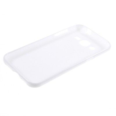 Samsung Galaxy J2 (J200) cieta silikona (TPU) balts apvalks / vacins.lv