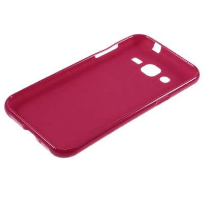 Samsung Galaxy J2 (J200) kieto silikono TPU raudonas dėklas - nugarėlė / Priedai.lt