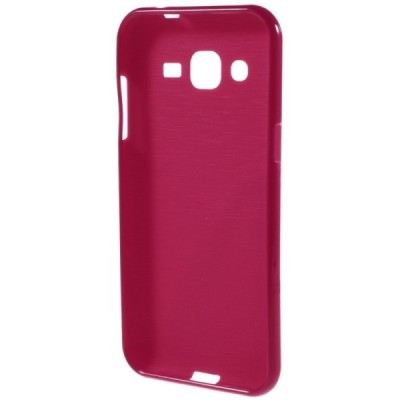 Samsung Galaxy J2 (J200) kieto silikono TPU raudonas dėklas - nugarėlė / Priedai.lt