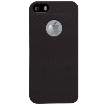 Rudas „Nillkin“ Frosted Shield serijos Apple iPhone SE (5, 5s) dėklas (dėkliukas) su apsaugine ekrano plėvele / Priedai.lt