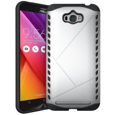 Pastiprinātas aizsardzības sudrabs Asus Zenfone Max (ZC550KL) apvalks / Vacins.lv