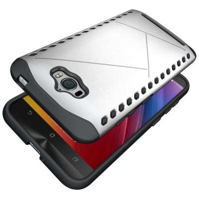 Pastiprinātas aizsardzības sudrabs Asus Zenfone Max (ZC550KL) apvalks / Vacins.lv