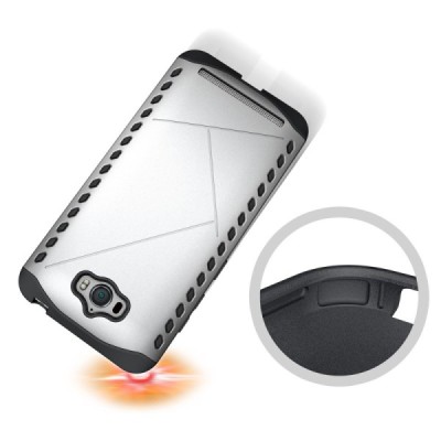 Pastiprinātas aizsardzības sudrabs Asus Zenfone Max (ZC550KL) apvalks / Vacins.lv