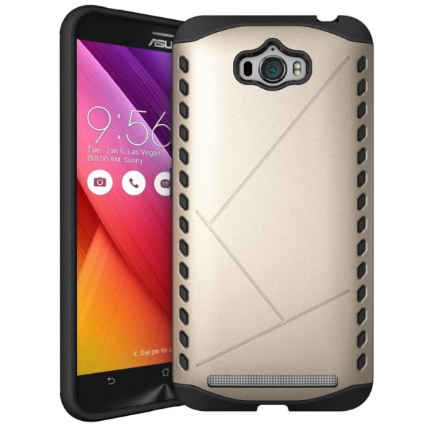 Sustiprintos apsaugos dėklas - auksinis (Zenfone Max)