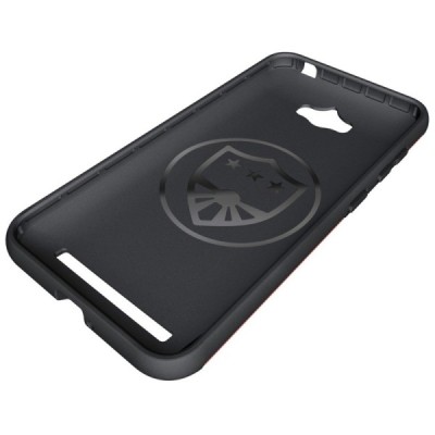 Sustiprintos apsaugos Asus Zenfone Max (ZC550KL) raudonas kieto silikono (TPU) ir plastiko dėklas / Priedai.lt