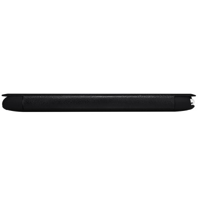 Prabangus „Nillkin“ Qin serijos juodas odinis atverčiamas Sony Xperia E4 (Sony Xperia E4 Dual)  dėklas / Priedai.lt