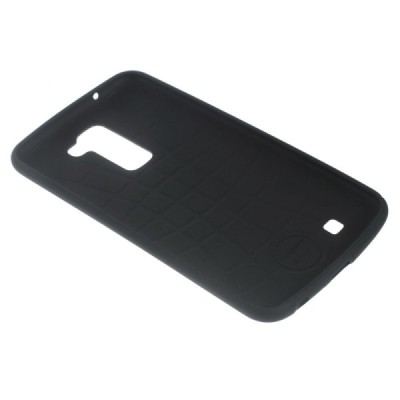 LG K10 (K420N) krāsains cieta silikona apvalks - Eifelis / Vacins.lv