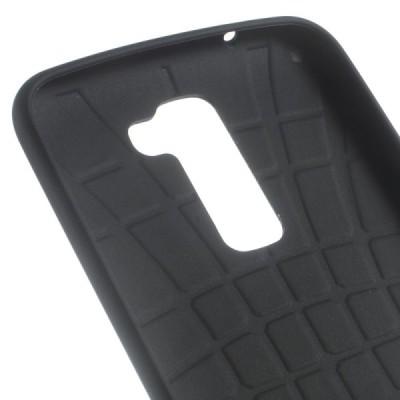 LG K10 (K420N) krāsains cieta silikona apvalks - Mozaika / Vacins.lv