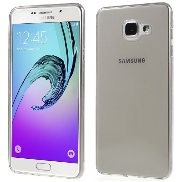 Planākais TPU dzidrs apvalks - pelēks (Galaxy A7 2016)