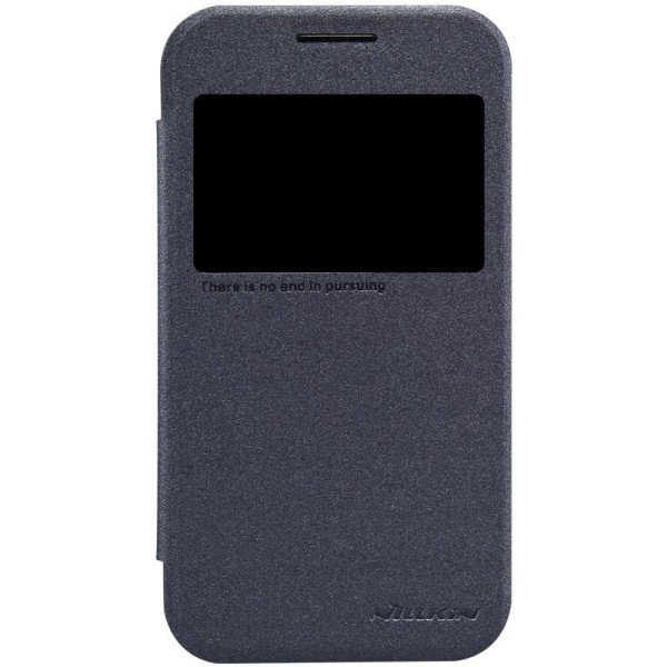 „Nillkin“ Sparkle atverčiamas dėklas - pilkas (Galaxy Core Prime)