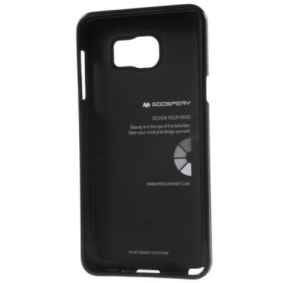 Samsung Galaxy Note 5 (N920) Mercury melns cieta silikona (TPU) apvalks / vacins.lv