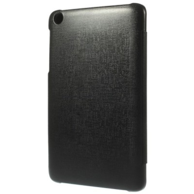 Lenovo IdeaTab A8-30 (A5500) atverčiamas juodas odinis dėklas (sulankstomas) / Priedai.lt
