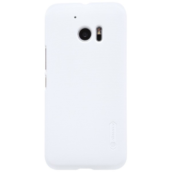 „Nillkin“ Frosted Shield dėklas - baltas + apsauginė ekrano plėvelė (10)
