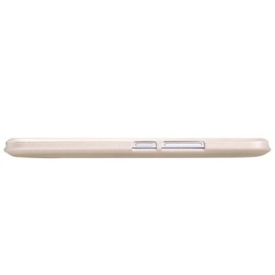 HTC 10 (Lifestyle) Nillkin Frosted Shield auksinis plastikinis dėklas + apsauginė ekrano plėvelė / Priedai.lt