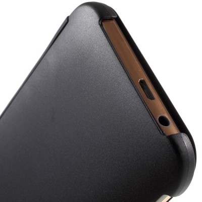 HTC One M9 Smart Dot View atvērams melns maciņš - maks / Vacins.lv