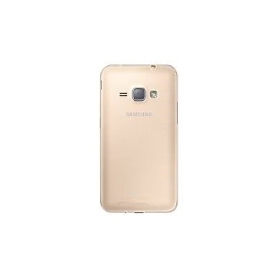 Samsung Galaxy J1 Ace (J110) skaidrus (permatomas) kieto silikono TPU ploniausias pasaulyje dėklas / Priedai.lt