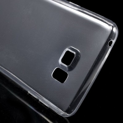 Samsung Galaxy Note 5 (N920) skaidrus (permatomas) kieto silikono TPU ploniausias pasaulyje dėklas / Priedai.lt