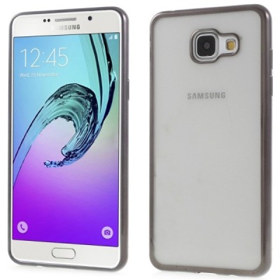 Samsung Galaxy A5 (2016) A510 Cieta silikona (TPU) dzidrs apvalks - pelēks / Vacins.lv