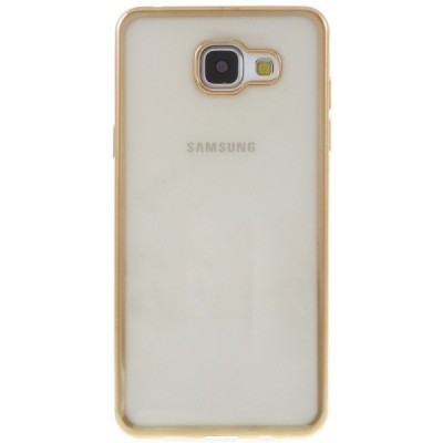 Samsung Galaxy A5 (2016) A510 Cieta silikona (TPU) dzidrs apvalks - zelta / vacins.lv