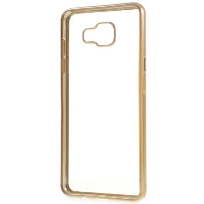 Samsung Galaxy A5 (2016) A510 Cieta silikona (TPU) dzidrs apvalks - zelta / vacins.lv