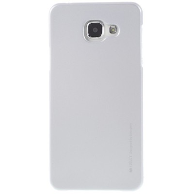Samsung Galaxy A7 2016 (A710) Mercury sidabrinis kieto silikono (TPU) dėklas / Priedai.lt