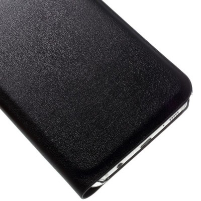 Samsung Galaxy S7 Edge (G935) melns atvēramais Smart Wallet ādas maciņš - maks / Vacins.lv