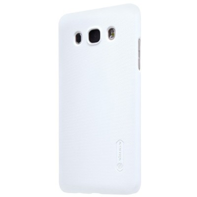 Samsung Galaxy J5 2016 (J510) Nillkin Frosted Shield balts plastmasas apvalks + ekrāna aizsargplēve / Vacins.lv