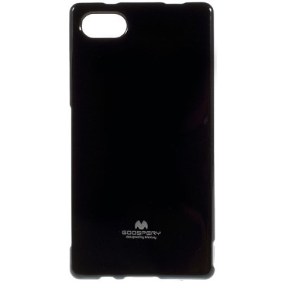 Sony Xperia Z5 Compact juodas Mercury kieto silikono (TPU) dėklas / Priedai.lt