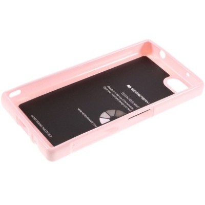 Sony Xperia Z5 Compact Mercury gaiši rozs cieta silikona (TPU) futrālis / Vacins.lv
