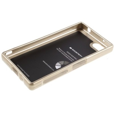Sony Xperia Z5 Compact Mercury zelta cieta silikona (TPU) futrālis / Vacins.lv